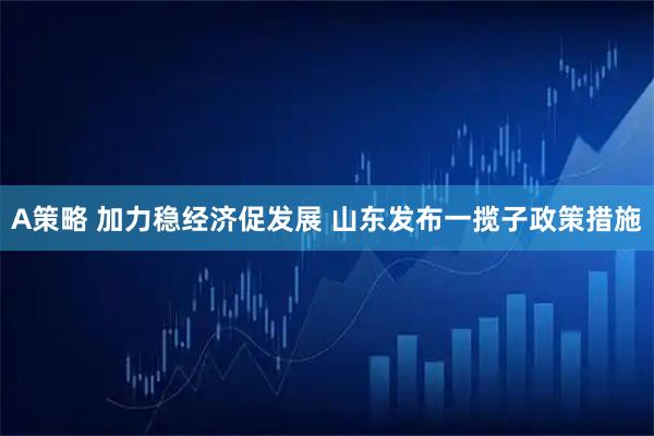 A策略 加力稳经济促发展 山东发布一揽子政策措施