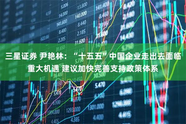 三星证券 尹艳林：“十五五”中国企业走出去面临重大机遇 建议加快完善支持政策体系