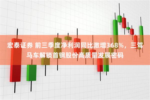 宏泰证券 前三季度净利润同比激增368%，三驾马车解锁首钢股份高质量发展密码